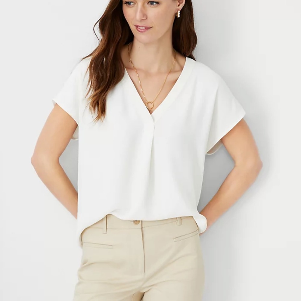 HALOGEN Ivory Blouse